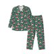 thumbnail image 1 of Balery Santa Hat Joy Green Festive Pijama para Hombre de Dos Piezas con Manga Larga, Conjunto de Dormir y Descanso Suave con Bolsillos-Small, 1 of 1