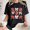 Black#1, variant on Summer Tops for Women 2024,Tshirts for Women Plus Size up to 50% off,Women's Fashion Summer Round Neck Drop Sleeves Leisure Short Sleeve Fruit Printing Tops Orange S