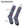 thumbnail image 5 of Haiem Rainbow Animal Skin Socks, Funny Novelty Crazy Design Cotton Socks Sports Socks Knee High Socks For Men, Women,1Pairs - Gift For Working Friends, 5 of 9
