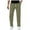 Army Green, variant on Versatile Men's Casual Pants for Everyday Wear Comfortable Loose Fit Lightweight Solid Design Relaxed Elastic Waist Style Mens Trousers Blue Dress Pants Long