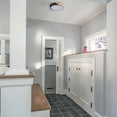 thumbnail image 5 of Modern Black LED Flush Ceiling Light 2-Pack, 5 of 7