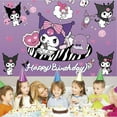 thumbnail image 2 of Kuromi school Taspestry Wall Decor Banner Party Supplies Poster Birthday Decorations Background for Photography Taspestry, 2 of 6