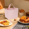 thumbnail image 2 of Dmlowu Lunch Box for Women 7x9" Durability Lunch Bag Portable Transparent Insulated Cooler Lunch Tote Bag for Home Office School Supplies, 2 of 9