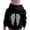 1-Black811, variant on WOYY Hoodie for Girls Angel Wing Print Hooded Sweatshirt Soft Pullover Hoodies, Sizes 2-13