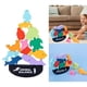 thumbnail image 5 of Juguetes apilables de dinosaurios, bloques de madera para niños, juego de equilibrio para niños pequeños, juego de mesa. marina, 5 of 8