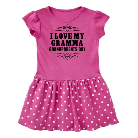 

Inktastic Grandparents Day I Love My Gramma Gift Baby Girl Dress