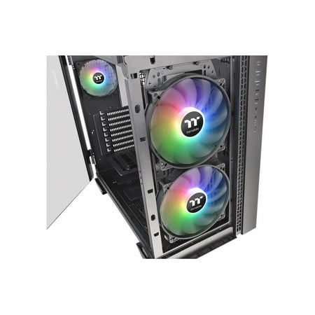 Thermaltake - View 51 Tempered Glass ARGB Full Tower Case - Black