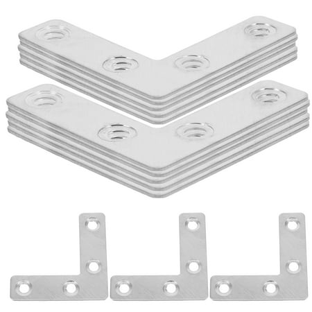 

36pcs L Bracket Heavy Duty Flat Angle Bracket L Bracket For Cabinet Brace Bracket