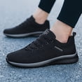 thumbnail image 4 of [Breathable Mesh Sneakers] Men's Breathable Mesh Shoes For All Seasons, Lightweight Soft-Soled Running Sneakers, Stylish Lace-Up Comfortable Footwear, 4 of 9