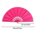 thumbnail image 2 of DAMAI Large Chinese Folding Fans,for Line Dance & Popping, Kung Fu Silk Hand Fans for Line Dancing,Boots on The Ground Fanfor Men Women , Foldable Line Danc, 2 of 5