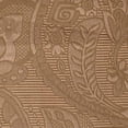 thumbnail image 3 of Collections Etc Alexandria Tone-on-Tone Jacquard Design Furniture Throw Mocha Chair, 3 of 4
