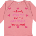 thumbnail image 4 of Inktastic Nobody Loves Me Like My Grandma Loves Me Girls Long Sleeve Baby Bodysuit, 4 of 5