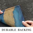 thumbnail image 6 of Blue White Gold Marble Pattern Door Rugs,Washable Non Slip Door Mats Indoor,Decorative Door Mats,Entry Mat Indoor for Entrance,Bedroom,Kitchen,Bathroom,20"x32", 6 of 6