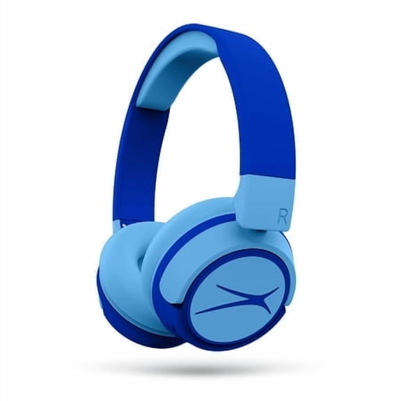 Altec Lansing Kid Safe 2-in-1 Wireless Bluetooth Headphones - Crystal Clear Sound, Safe Volume Limiting, Foldable Design - Enjoy Audio and Protect Your Child's Hearing