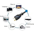 thumbnail image 4 of 1.5ft (0.5M) High Speed HDMI Cable Red Male to Male with Ethernet (1.5 Feet/0.5 Meters) Supports 4K 30Hz, 3D, 1080p and Audio Return, 4 of 5