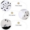 thumbnail image 4 of SHISUYAN 1Set Wall Mounted Clothes Rack Decorative Shelving Waterproof Durable Home, 4 of 9