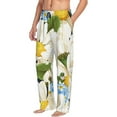 thumbnail image 3 of Kdxio Bees Collecting Nectar Print Men's Sleep Pajama Pant Lounge Pants with Pockets, 3 of 8