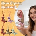 thumbnail image 2 of 2026 New Stuffed Horse Toys, New Year Gift Cute Horse Plush Toys, Year of Horse Colorful Stuffed Toy Doll - Cute Keychain Pendant for Bags & Grabbing Doll Machine (6.3 inch, White), 2 of 7