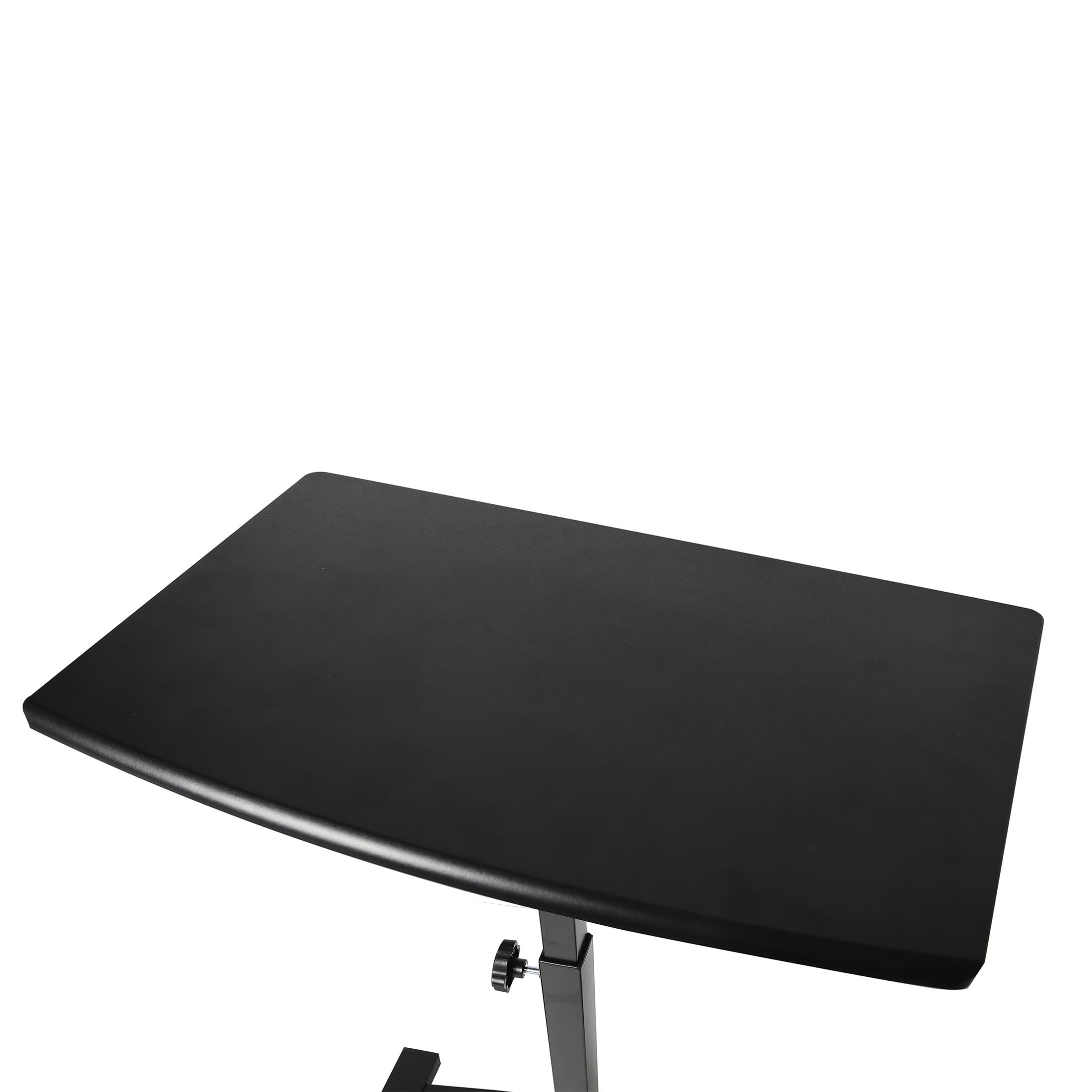 Mobile Laptop Computer Desk Cart Adjustable Height Low Profile