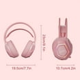 thumbnail image 3 of Wireless Headphones Over-Ear Bluetooth Adjustable 42 Hours of Listening Time Volume Control, Fitting in Gaming/Running/Sports Headphones for iPhone/Android/Samsung, 3 of 9