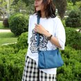 thumbnail image 3 of Bolso de hombro de nailon para mujer, de mano para mujer, cruzado con cremallera de gran capacidad, 3 of 5