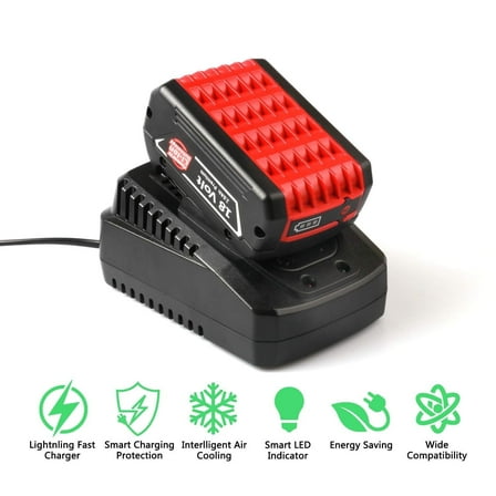 Battery Charger for Bosch 14.4V 18V Lithium-ion Batteries Fast Power Supply Charger (Black)