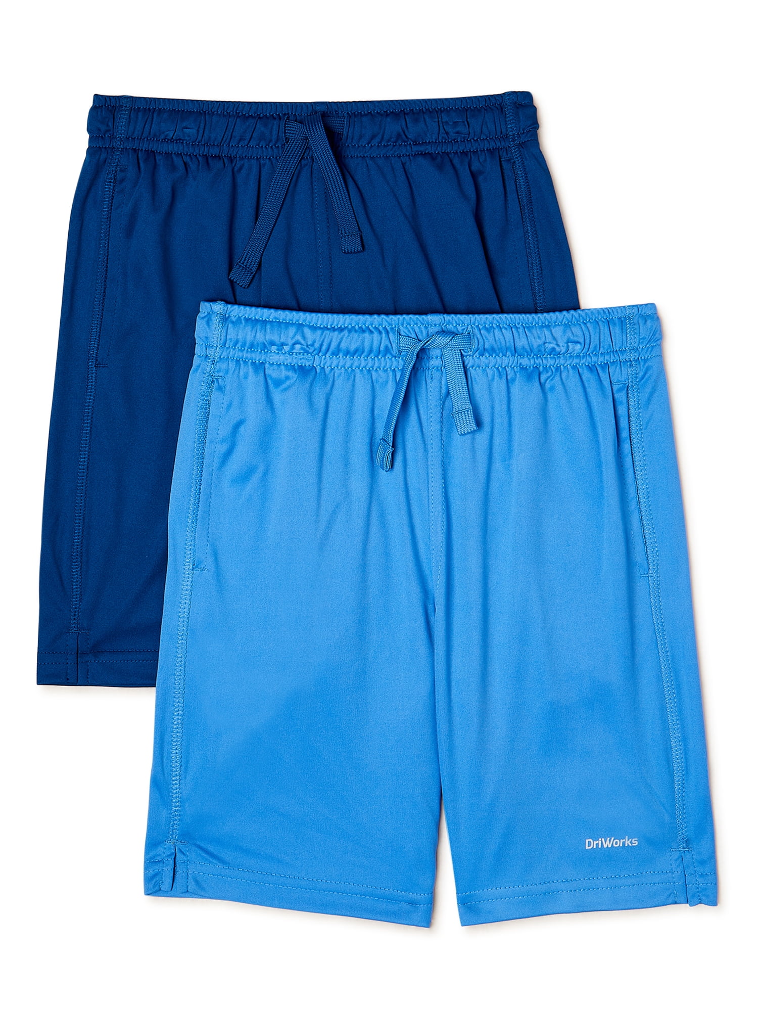 Athletic Works Boys Shorts, 2-Pack, Sizes 4-18 & Husky - Walmart.com