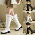 thumbnail image 4 of Women The Boots Platform Wedge Boots Cold Weather Warm Winter Shoes, 4 of 8