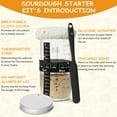 thumbnail image 3 of 27PCS Sourdough Bread Baking Supplies Sourdough Starter Kit with Starter Jar with 9"Round& 10"Oval Banneton Proofing Baskets,, 3 of 7