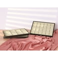 thumbnail image 6 of REGALWOVEN 2 Pcs Stackable Velvet Accessory Organizer Trays with Removable Dividers for Drawers, Accessory Organizer Black 24 Grid Tray, 6 of 7