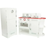 Teamson Kids - Little Chef Amsterdam Retro Play Kitchen - White
