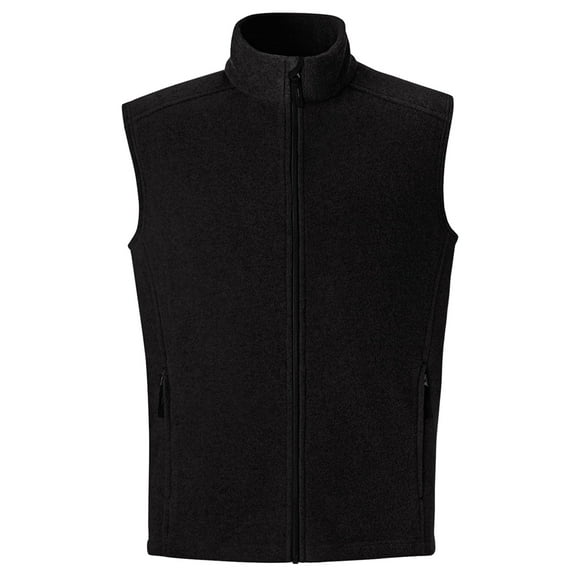 North End Ash City Men's Brushed Tricot-Lined Inside Pocket Fleece Vest