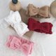 thumbnail image 2 of Diademas de microfibra con pajarita, diadema de maquillaje suave para mujeres y niñas, diadema para lavar la cara, linda diadema de spa $ Diademas de microfibra de gran tamaño, 2 of 2