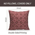 thumbnail image 2 of LALILO Throw Pillow Covers Geometric With Zigzags Triangles Book Cushion Cover 18" x 18", 2 Pack, 2 of 6