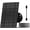 Black-3W, variant on 5W Solar Panel for Security Cameras Wireless Outdoor, with Micro USB & Type-C Port, High-Efficiency Solar Power, IP66 Weatherproof, 360° Adjustable Bracket, 10ft Cable