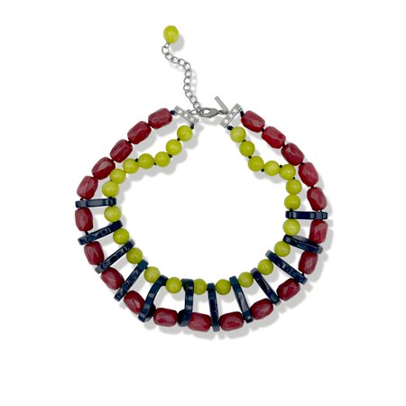 Modern Mix Gemstone Necklace