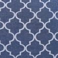 thumbnail image 3 of Superior Lightweight Trellis Sheer Curtain Panel Set of 2, 52" x 63", Blue, 3 of 4