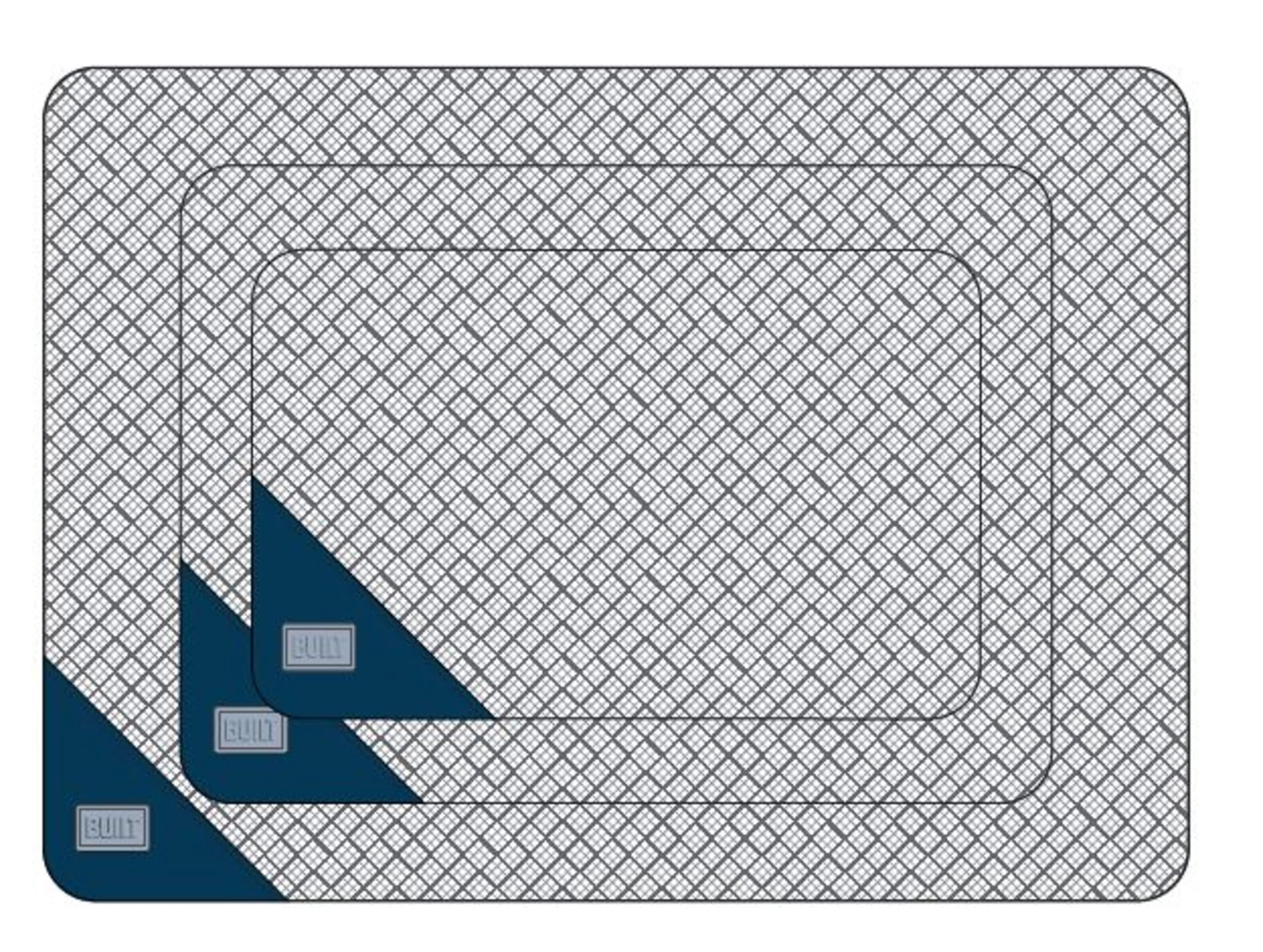 Built Double Zip Packing Cube 3 Piece Set in Poseidon