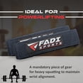 thumbnail image 3 of Fadi Sports Navy Weight Lifting Straps – 60CM heavy-duty grip with 5MM neoprene wrist support. Anti-slip & built for serious lifting., 3 of 7