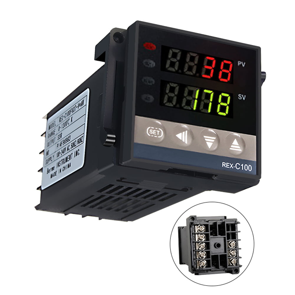 10A/220V/AC Thermostat Temperature Controller Thermostat Accurate 45℃~80℃ EW-181H for Refrigeration with Probe Temperature Control Meter 