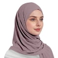 thumbnail image 5 of Daznico Scarf for Women, Elegant Chiffon Pearl Scarf Wrap Shawl for Summer Lightweight Versatile Headband Neckwear, 5 of 6
