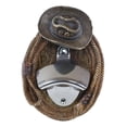 thumbnail image 3 of Country Rustic Western Cowboy Hat With Lasso Braided Ropes Beer Bottle Opener, 3 of 4