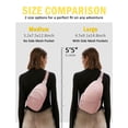 thumbnail image 2 of Bolsa Tuwubi Crossbody Antirrobo Impermeable 3.2L Rosa, 2 of 7