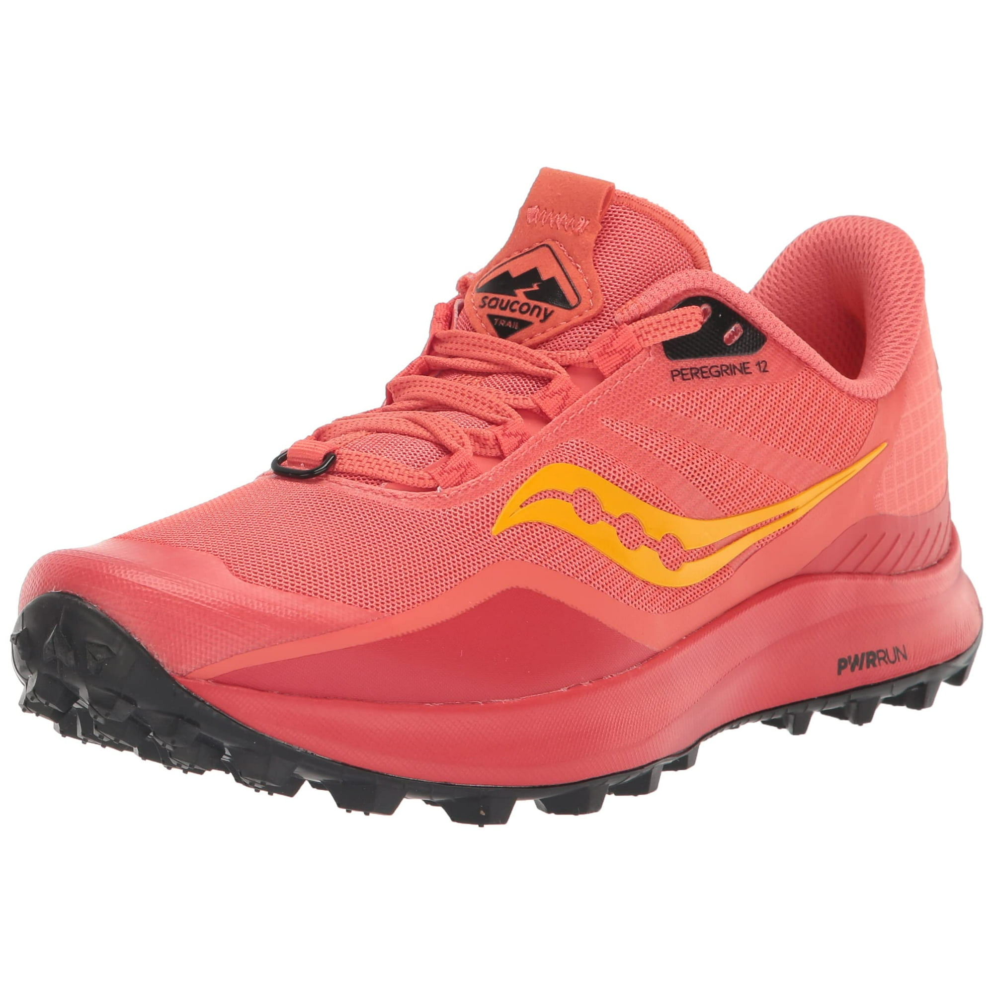 Saucony Women s Peregrine 12 Trail Running Shoe Coral Redrock 7.5 Walmart