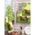 thumbnail image 2 of Yellow St. Patrick's Day Kitchen Dish Towels for Drying Dishes Set of 3, Green Lucky Clovers Dog Waffle Weave Microfiber Hand Tea Bathroom Towels Quick Dry & Absorbent Towel 15.7x23.6, 2 of 7