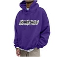thumbnail image 2 of Men's Big and Tall Graphic Hoodie with Printed Design for Casual Round Neck Style, 2 of 8