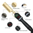 thumbnail image 3 of USTAR Hot Comb Hair Straightener, Electric Heating Comb, Portable Travel Anti-Scald Beard Straightener Press Comb, Ceramic Comb Security Portable Curling Iron Heated Brush, 3 of 7