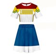 thumbnail image 3 of Boku No Hero Academia My Hero Academia Cosplay disfraz OCHACO URARAKA Todoroki Shoto Bakugou Katsuki All Might vestido Top + falda, 3 of 5