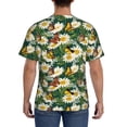 thumbnail image 2 of Rocae Sunflowers And Butterflies for Men's Moisture-Wicking Crew Tee - T-Shirt for Sports, Outdoor Activities, and Casual WearX-Large, 2 of 9