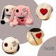 thumbnail image 4 of ELAINREN Conejo loco de peluche, conejito negro de juguete, conejito terrible de Halloween, conejo de Pascua de peluche, almohada de animal, conejo rosa suave, conejito adorable abrazable P, 4 of 5